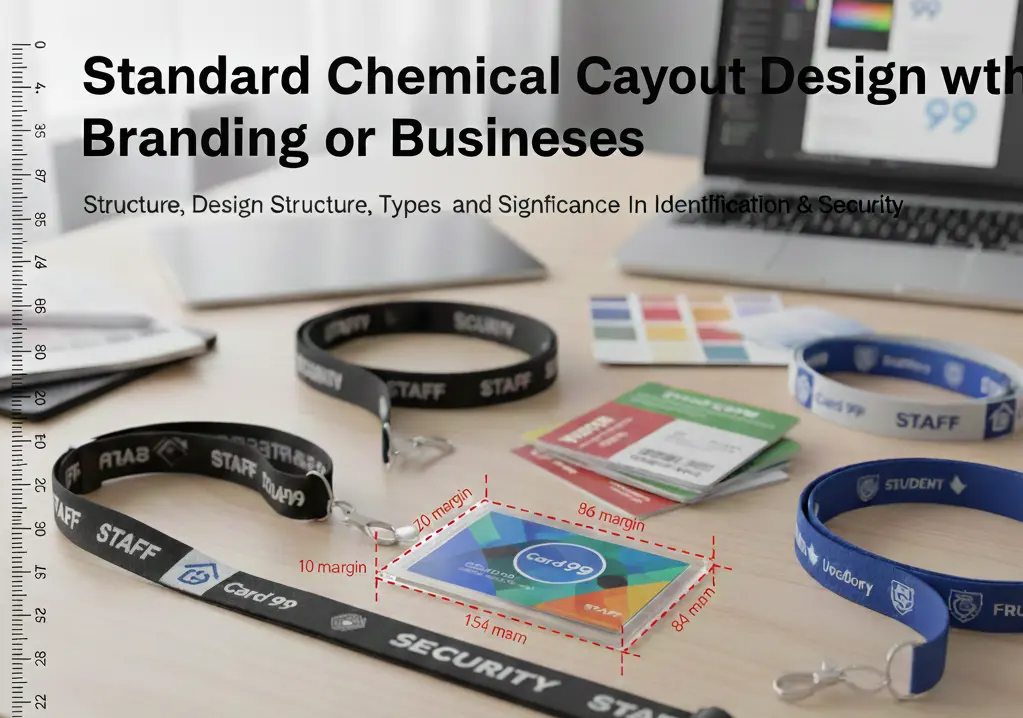 Standard Chemical ID Card Layout Design with CR80 Size