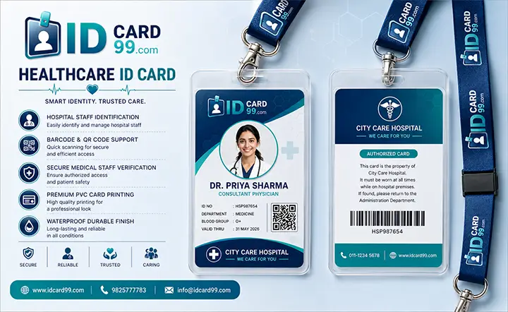Healthcare ID card printing for hospitals and medical staff